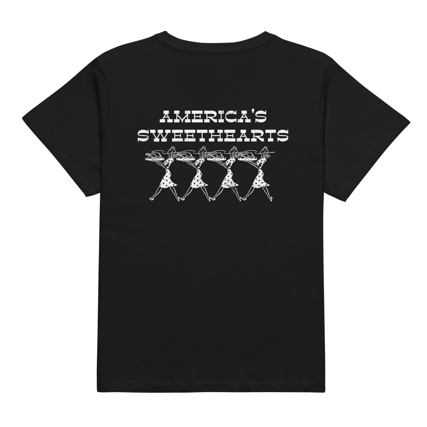 AMERICAS SWEETHEARTS high-waisted tee